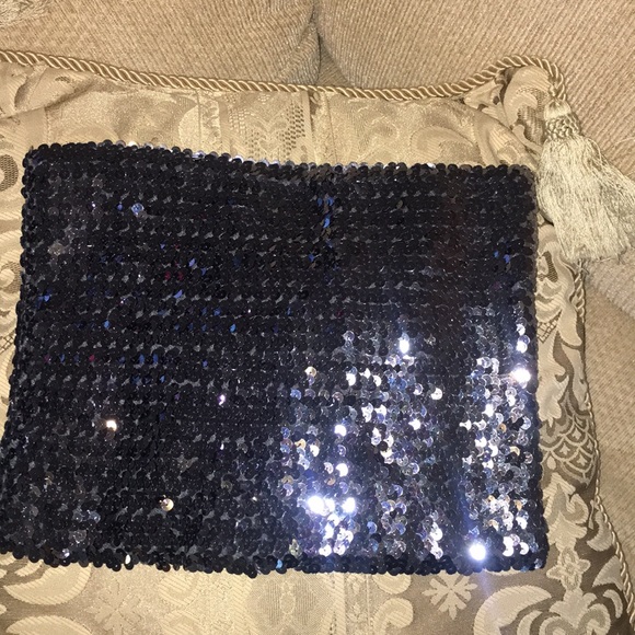 🩶Like New Vintage Sequence Tube Top - Picture 6 of 8